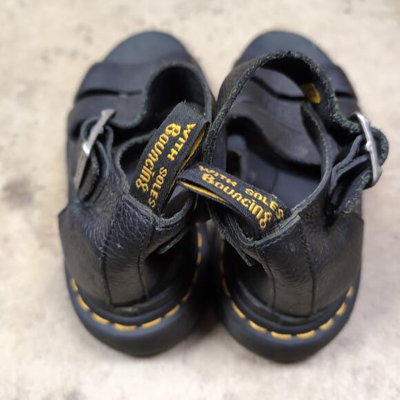 Dr. Martens Clarissa II Quad Sandals Women's Size 7 Black Strappy Chunky Goth - Picture 4 of 6